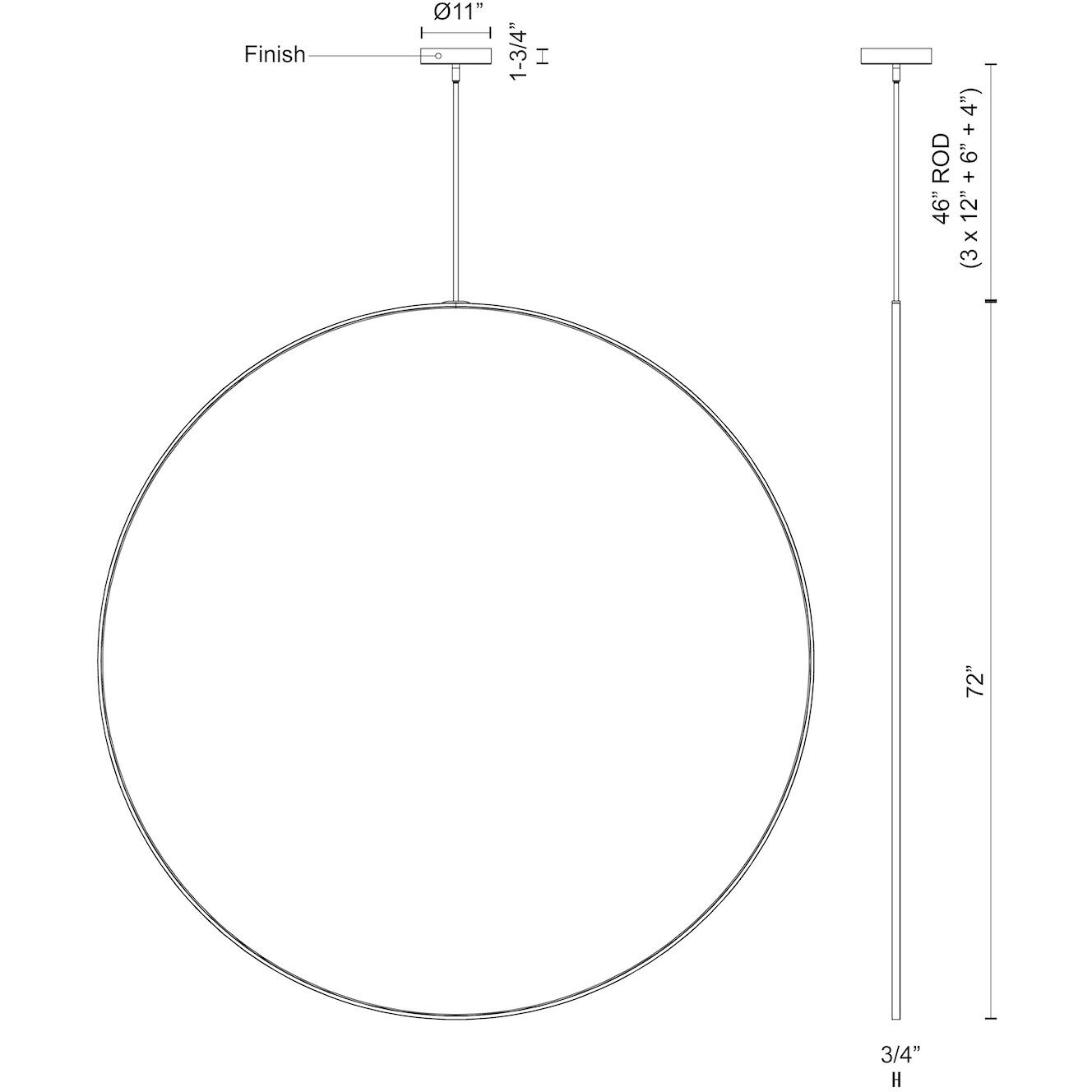 Cirque Pendant Ceiling Light