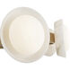 Alonso LED 37.25 inch Vintage Brass Chandelier Ceiling Light