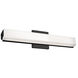 Latitude LED 20.75 inch Black Bath Vanity Light Wall Light