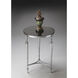 Modern Expressions Ciara Round 23 X 16 inch Nickel Accent Table