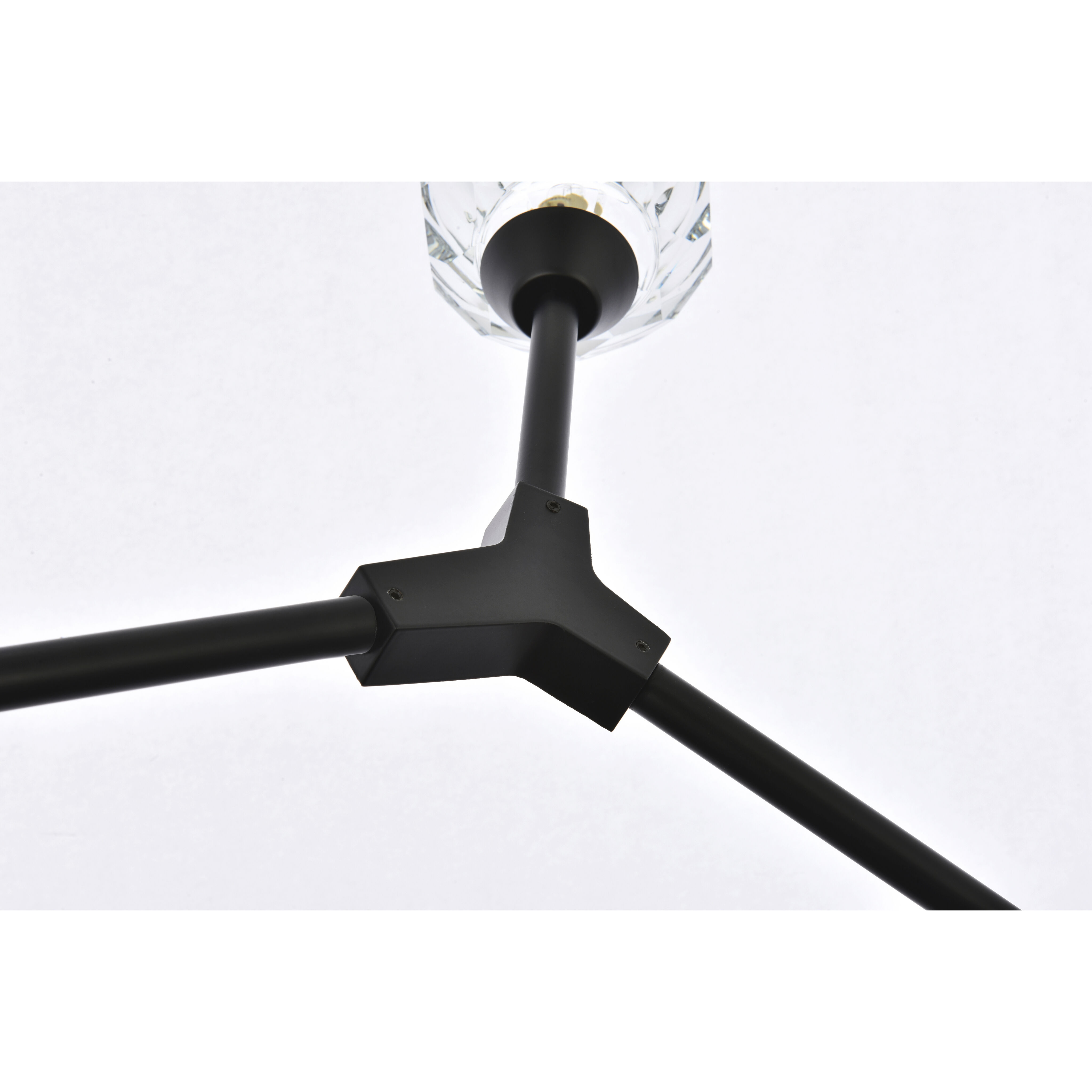 Zayne 10 Light 56 inch Black Pendant Ceiling Light