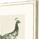 Animals Collection Rubbed Ivory Wood Shadow Box Style With Destressed Edges Framed Art