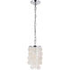 Selene 1 Light 6 inch Chrome Pendant Ceiling Light