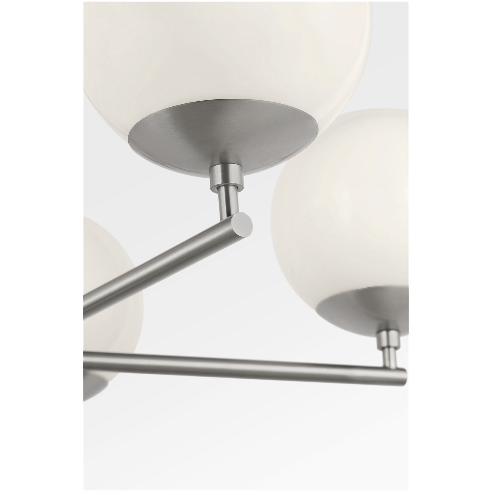 Nube LED 26 inch Brushed Nickel Chandelier Ceiling Light