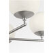 Nube LED 26 inch Brushed Nickel Chandelier Ceiling Light
