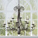 Daphne 18 Light 42 inch English Bronze Grande Foyer Chandelier Ceiling Light
