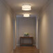 Ellen DeGeneres Lente 2 Light 13 inch Milk Glass Flush Mount Ceiling Light