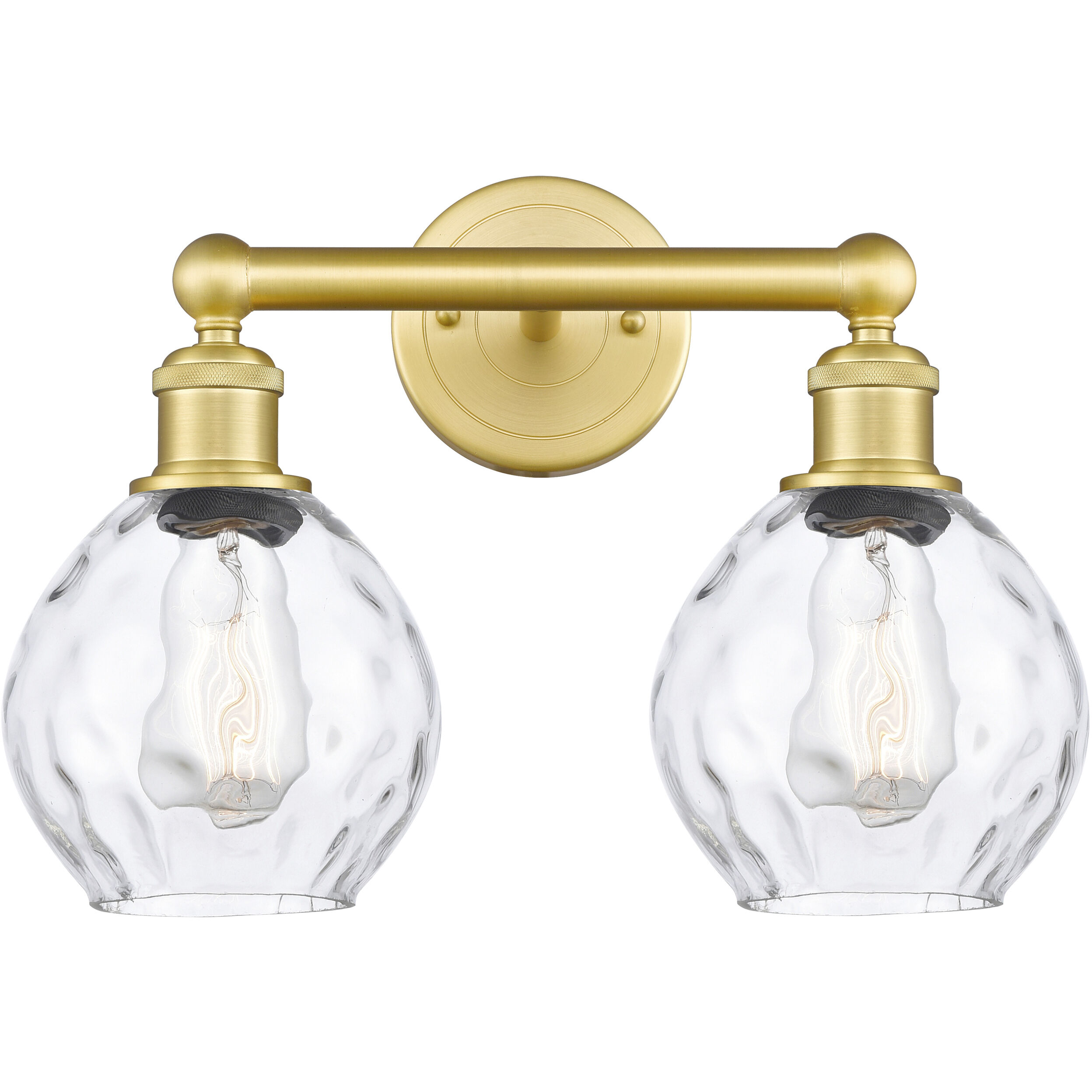 Waverly 2 Light 15 inch Satin Gold Bath Vanity Light Wall Light