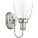 Fort Worth 1 Light 5.5 inch Satin Nickel Wall Sconce Wall Light