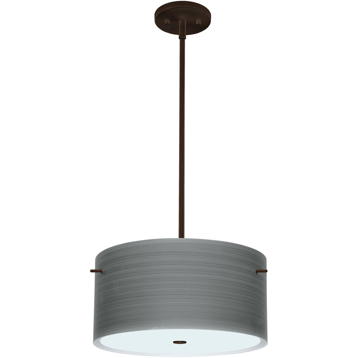 Tamburo 16v2 3 Light Bronze Stem Pendant Ceiling Light