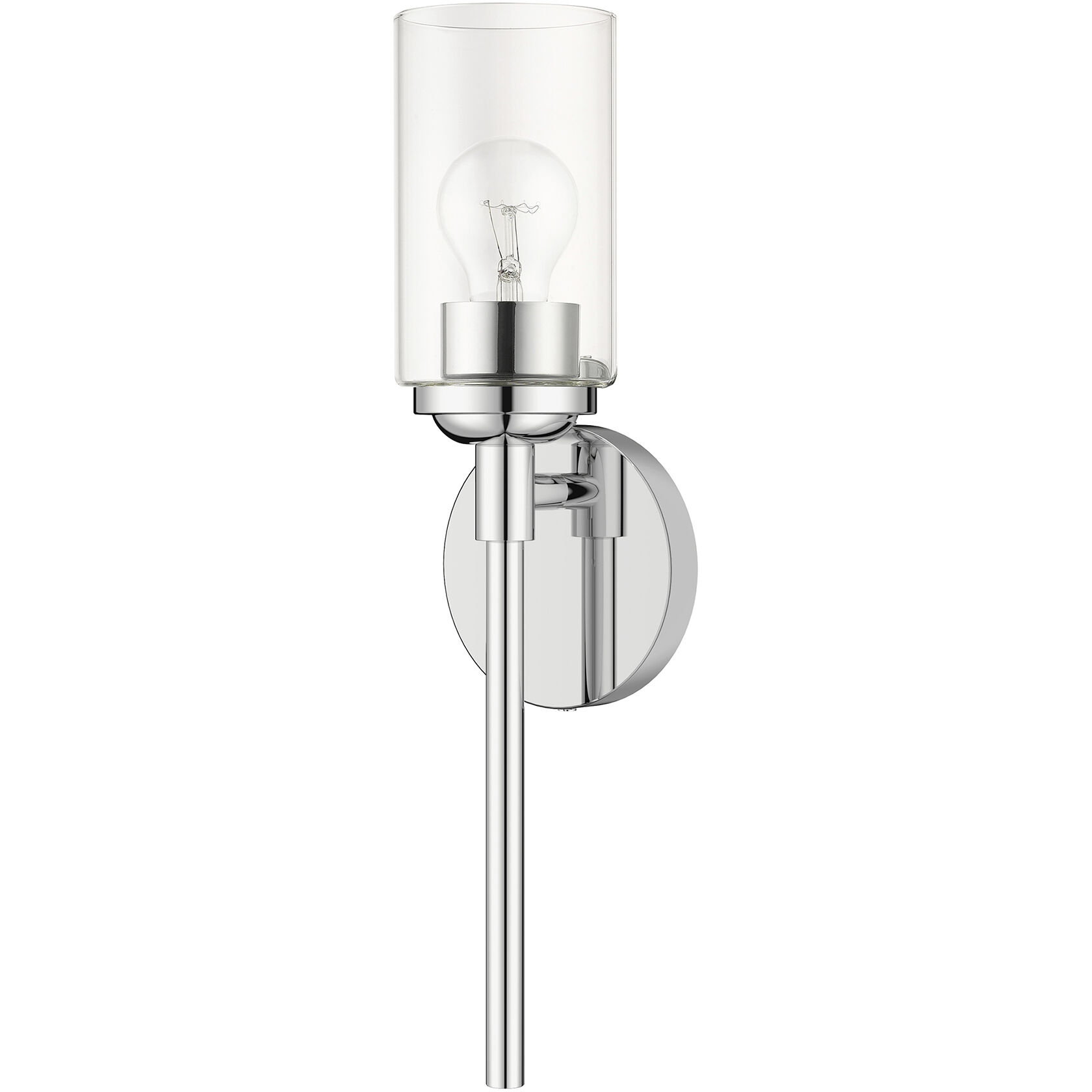 Whittier 1 Light 4.75 inch Polished Chrome ADA Wall Sconce Wall Light, Single