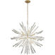 Aisi 16 Light 36 inch Fawn Gold Pendant Ceiling Light