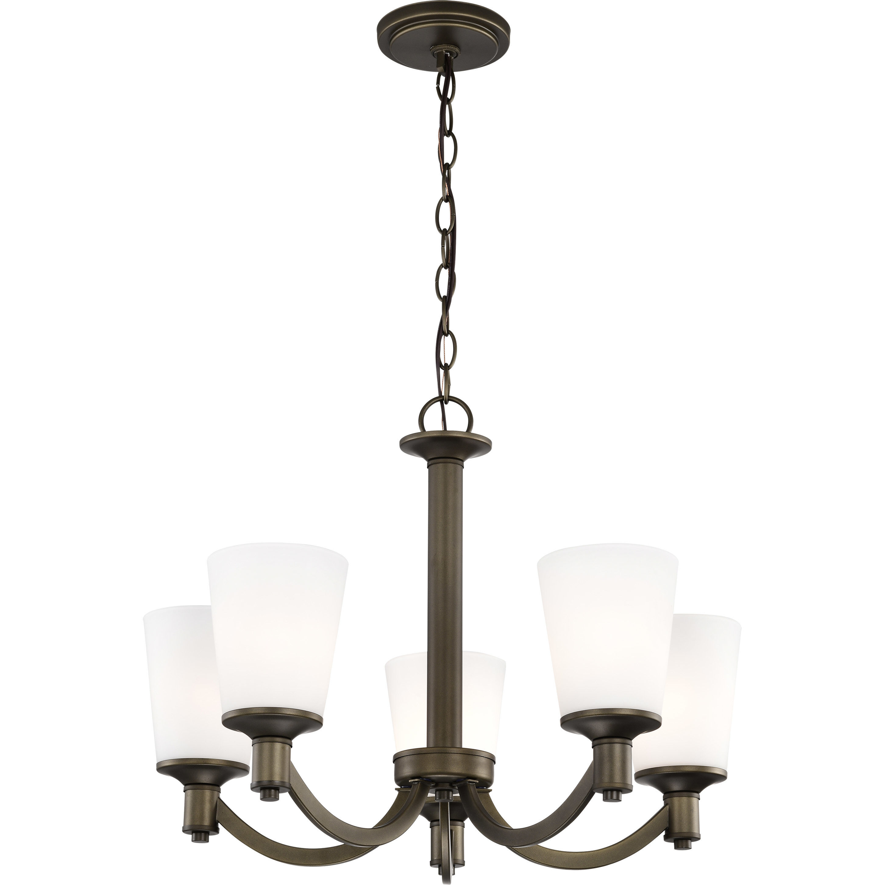 Laguna 5 Light 23 inch Forest Bronze Chandelier Ceiling Light