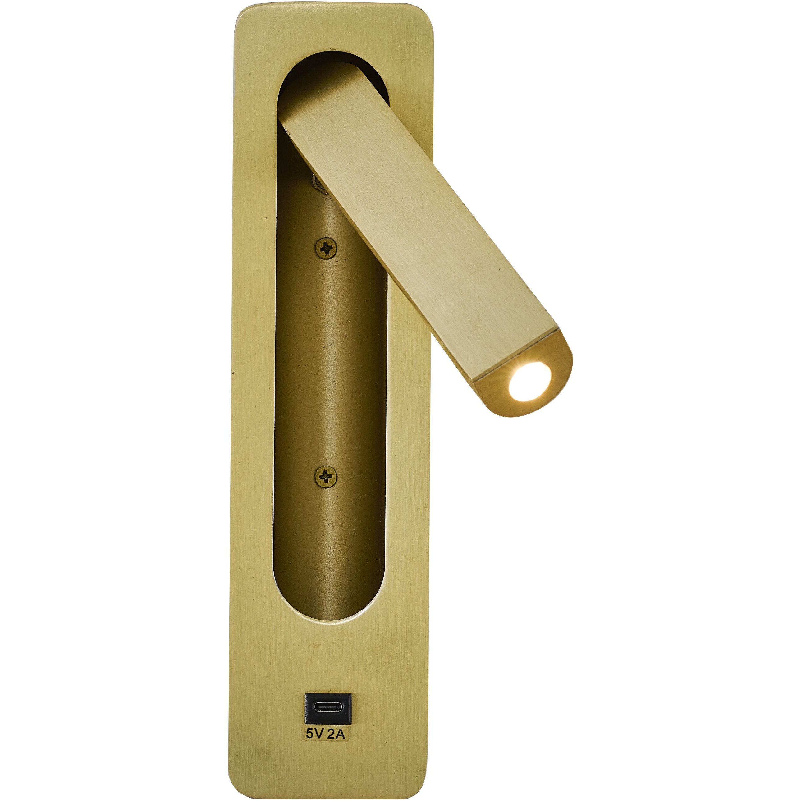 Canada Wall Sconce Wall Light in Satin Brass