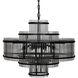 Rowan 8 Light 29 inch Matte Black Chandelier Ceiling Light