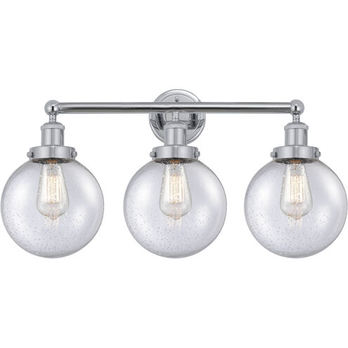 Beacon 3 Light 24.5 inch Polished Chrome Bath Vanity Light Wall Light