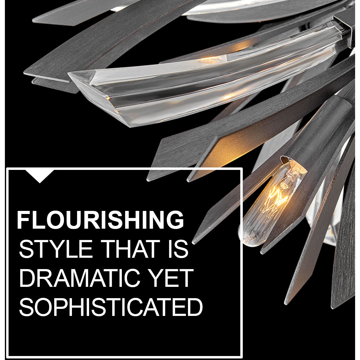 Vida LED 24 inch Brushed Graphite Foyer Light Ceiling Light, Semi-Flush Mount