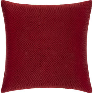 Camilla 18 X 18 inch Burgundy Pillow Kit, Square