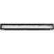 Shock Waves LED 38.38 inch Black Vanity Light Wall Light in 38in.
