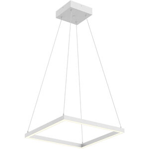 Piazza LED 17.75 inch White Pendant Ceiling Light
