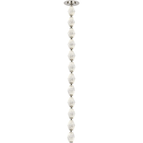 Sean Lavin Collier LED Polished Nickel Pendant Ceiling Light, Integrated LED