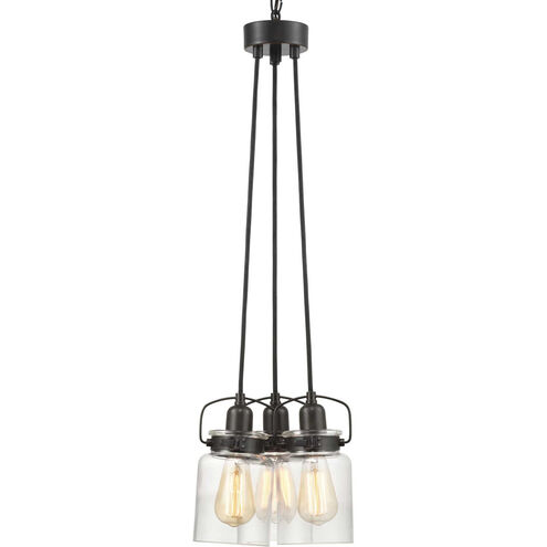 Calhoun 3 Light 22.63 inch Antique Bronze Chandelier Ceiling Light