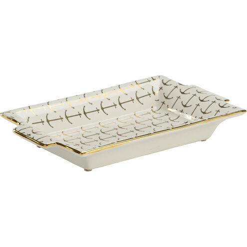 Claire Bell Cream/Metallic Gold Tray