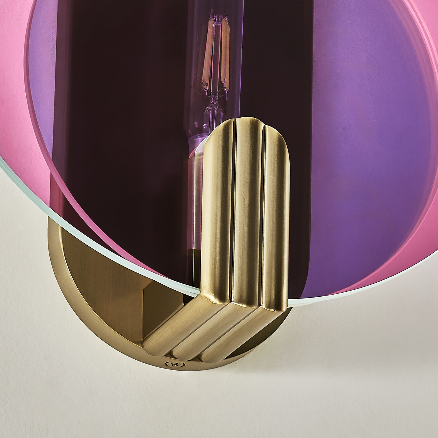 Optics 1 Light 11 inch Winter Brass ADA Wall Sconce Wall Light