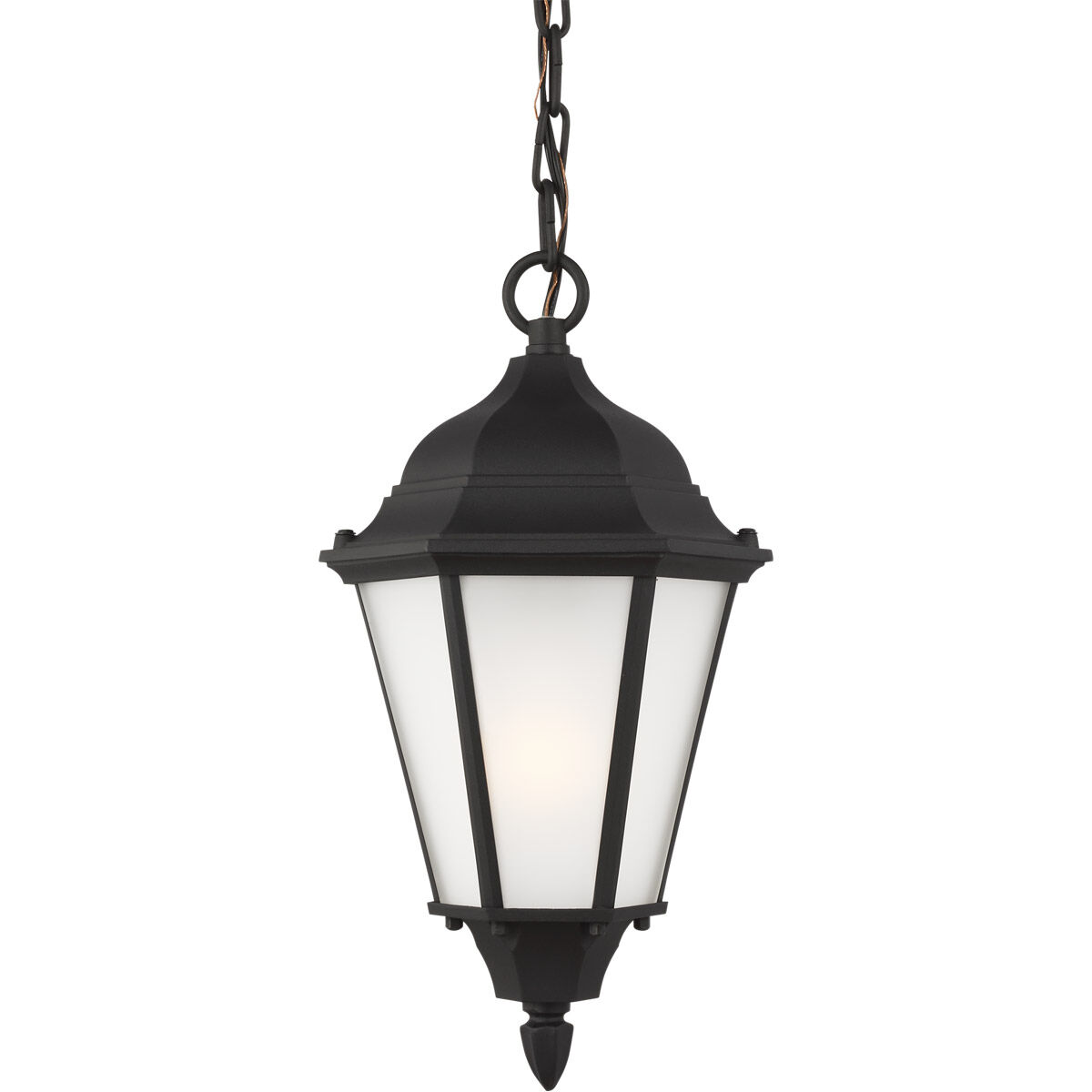 Bakersville 1 Light 7.88 inch Black Outdoor Pendant