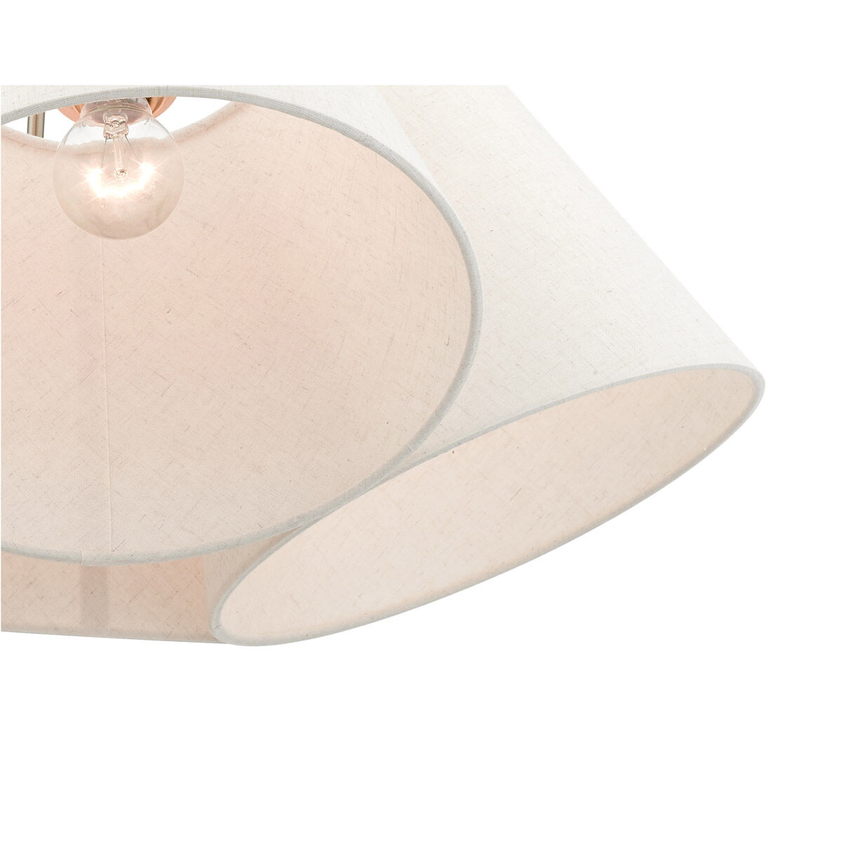 Prato 4 Light 25 inch Brushed Nickel Chandelier Ceiling Light