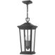 Bromley LED 10 inch Museum Black Outdoor Hanging Lantern