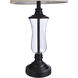 Signature 3 inch 100 watt Bronze and Gold Table Lamp Portable Light 