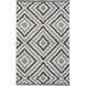 Juniper 36 X 24 inch Cream, Charcoal, Black Rug