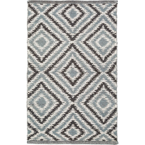 Juniper 36 X 24 inch Cream, Charcoal, Black Rug