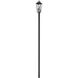Gannon 3 Light 144.75 inch Black Outdoor Post Mounted Fixture