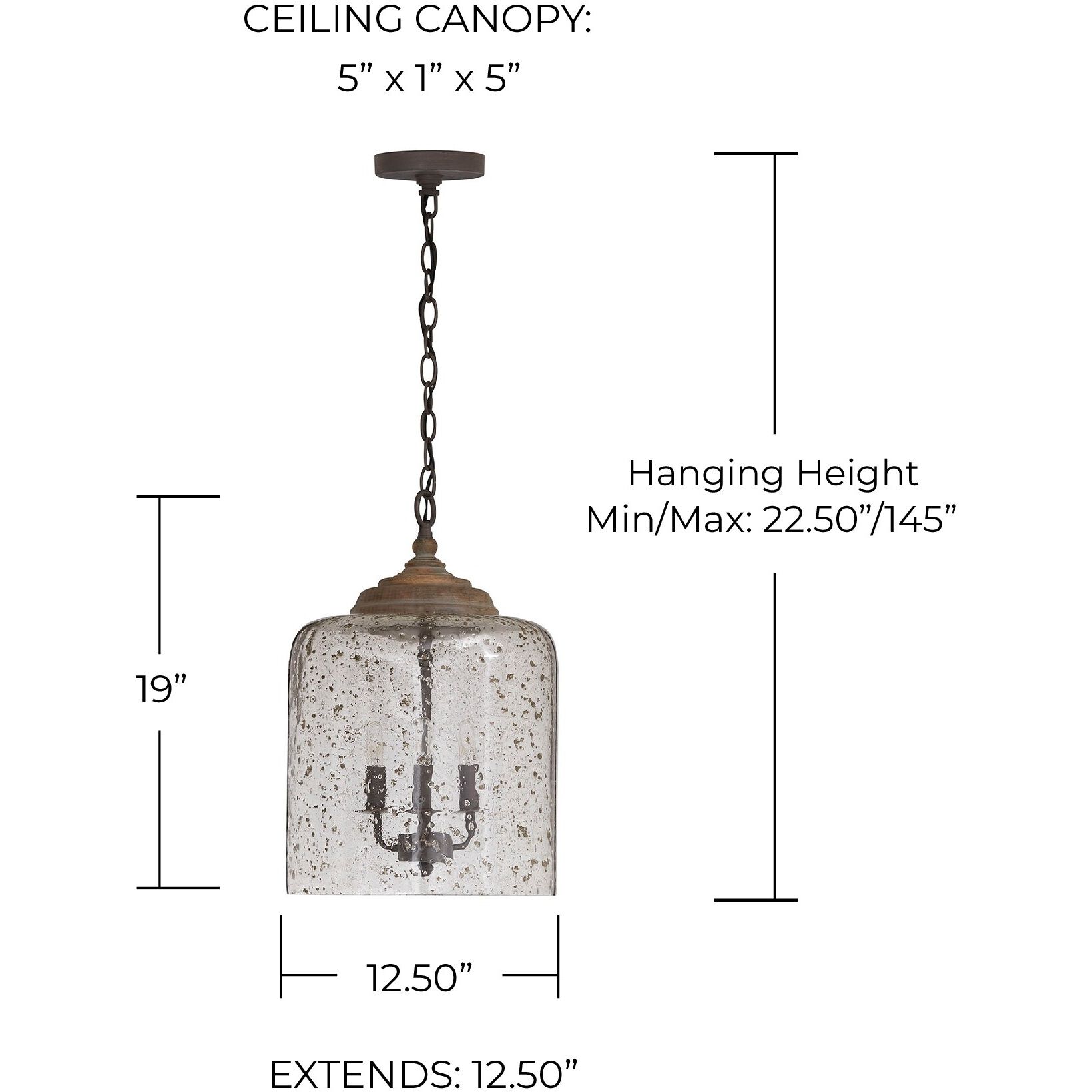 Tybee 3 Light 12.5 inch Nordic Grey Pendant Ceiling Light