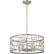 Amoret 5 Light 20 inch Antique Silver Convertible Pendant Ceiling Light