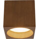Bosco 5 inch Natural Oak Flush Mount Ceiling Light