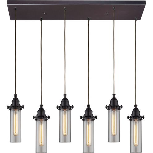 Fulton 6 Light 30 inch Oil Rubbed Bronze Mini Pendant Ceiling Light