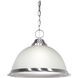 Brentwood 1 Light 15 inch Brushed Nickel Pendant Ceiling Light
