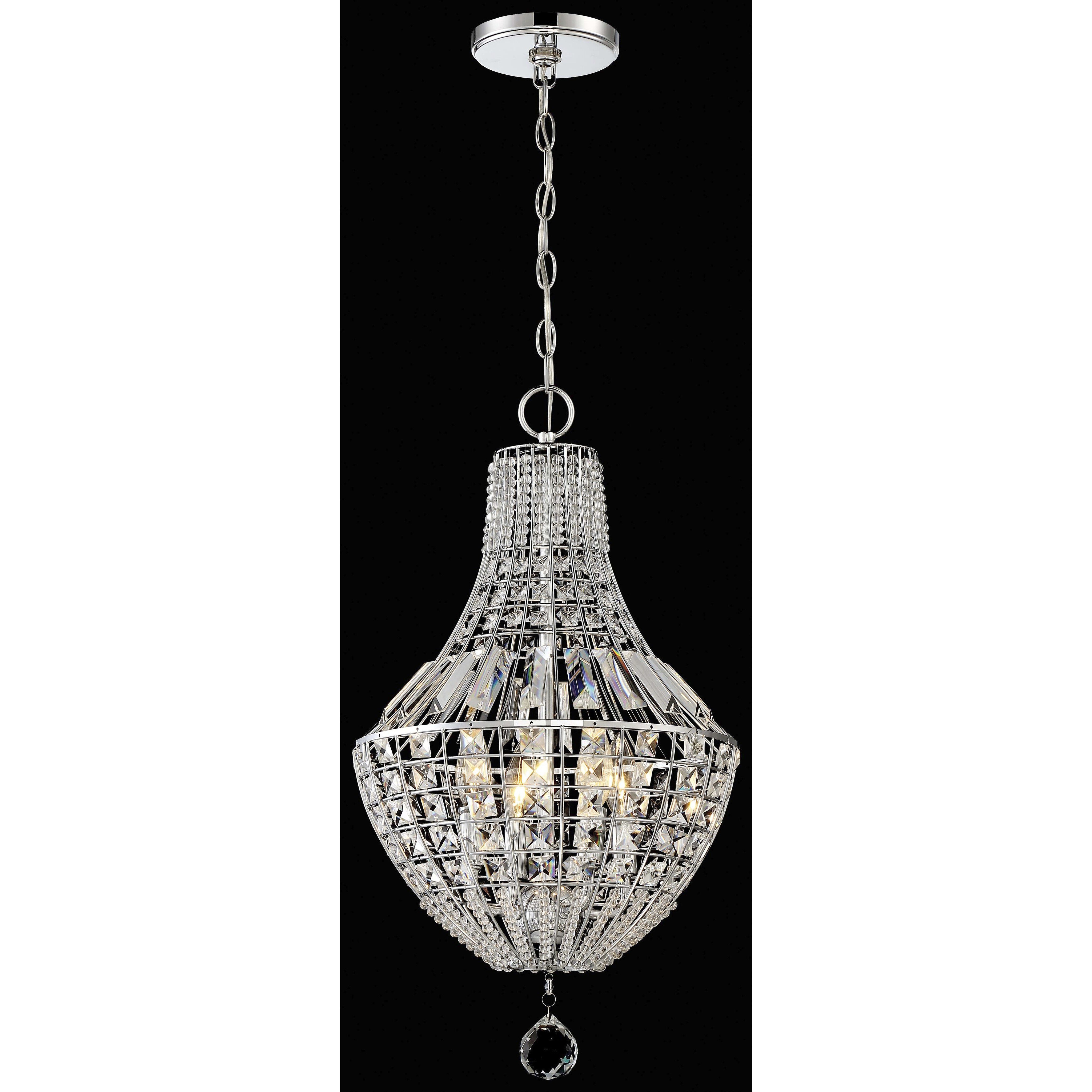 Braiden 4 Light 13 inch Chrome Pendant Ceiling Light