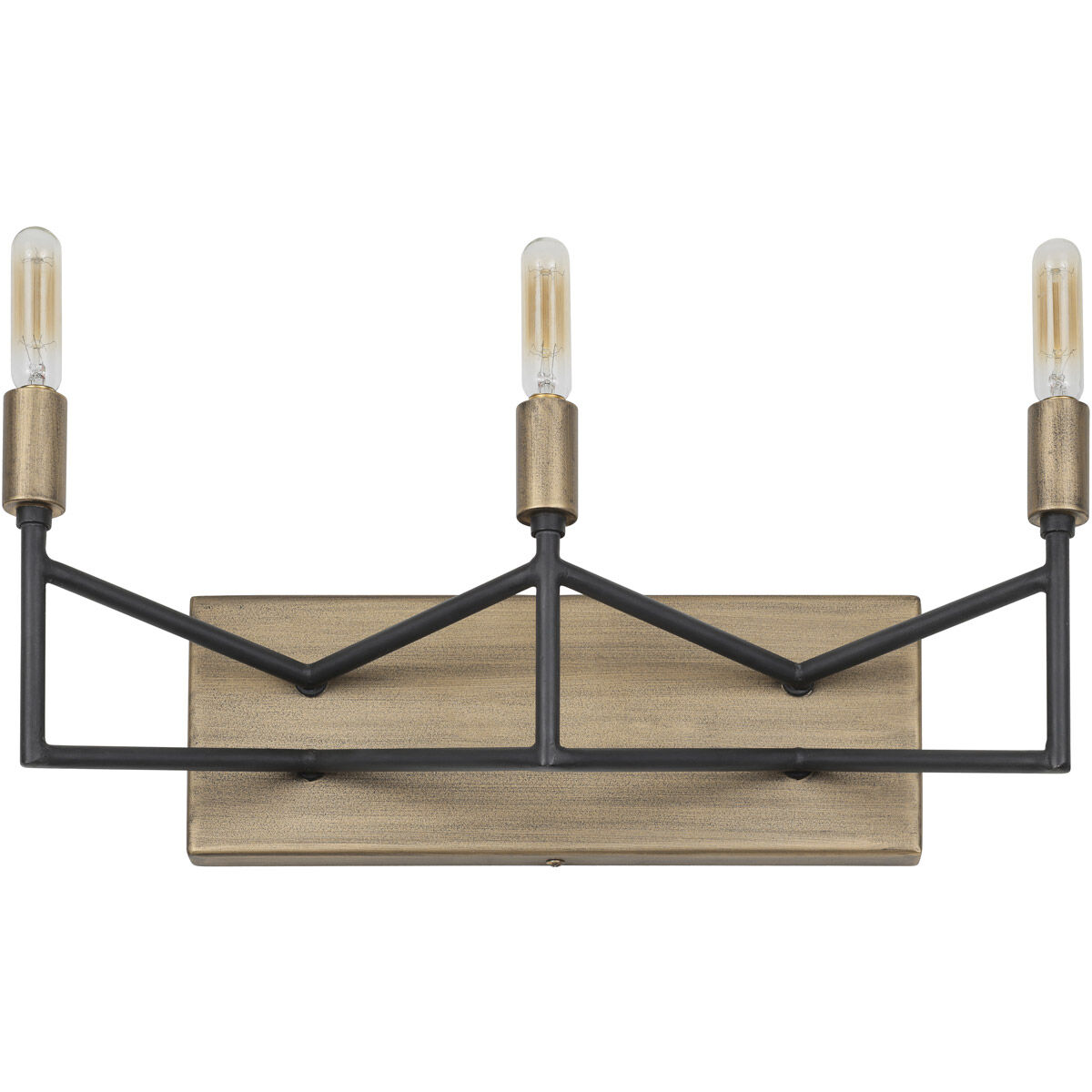 Bodie 3 Light 17 inch Havana Gold and Carbon Bath Vanity Wall Light