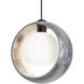 Pogo 1 Light Black Cord Pendant Ceiling Light