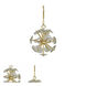 Apogee 4 Light 13 inch Polished Nickel Mini Chandelier Ceiling Light