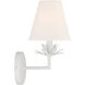 Vintage 1 Light 6 inch White Wall Sconce Wall Light