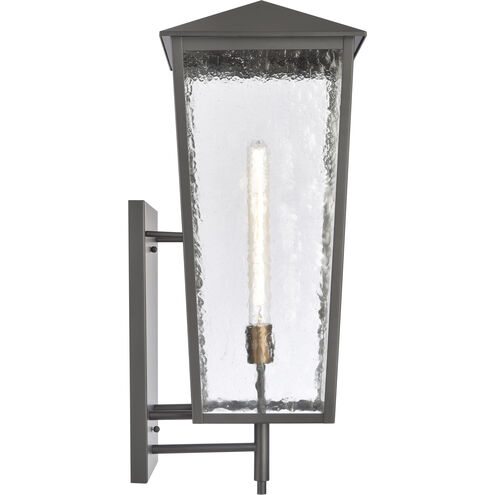 Marquis 1 Light 28 inch Matte Black and Chemical OZ Outdoor Wall Sconce