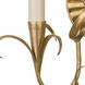 Ainsley Wall Sconce Wall Light in Oxidized Gold Leaf