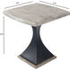 Lidiya Gray Wood & Metal End or Side Table