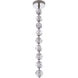 Jackie LED 8.3 inch Polished Nickel Pendant Ceiling Light