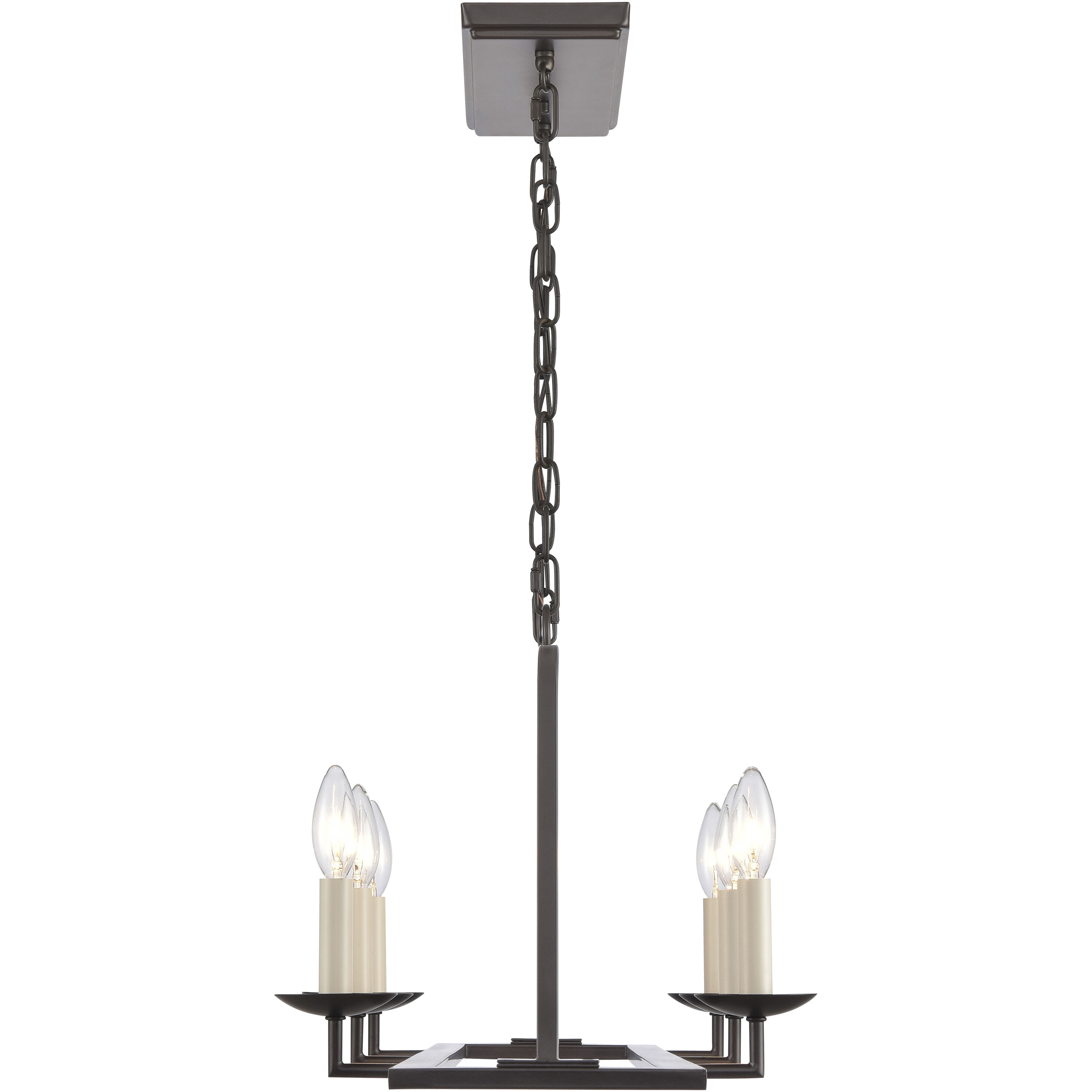 Joanie 6 Light 34 inch Old Bronze Linear Chandelier Ceiling Light